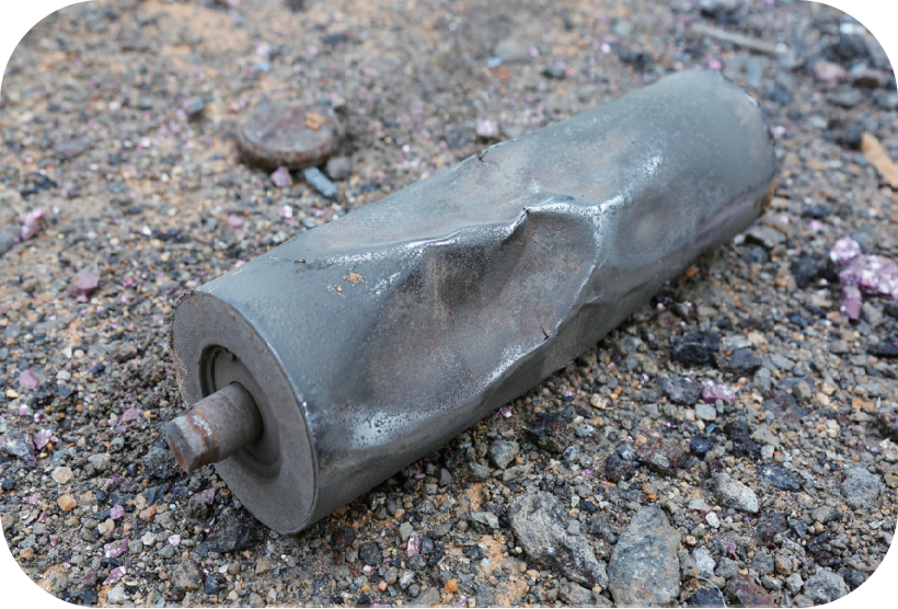 deformation of steel rolls under high load